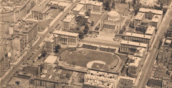 Columbia University campus circa 1920