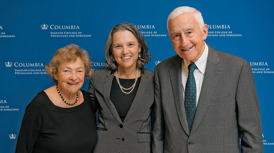 Roy and Diana Vagelos with Katrina Armstrong