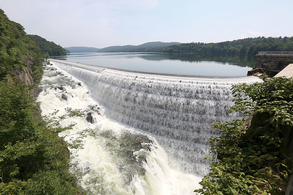 The New Croton Reservoir in Westchester County, New York