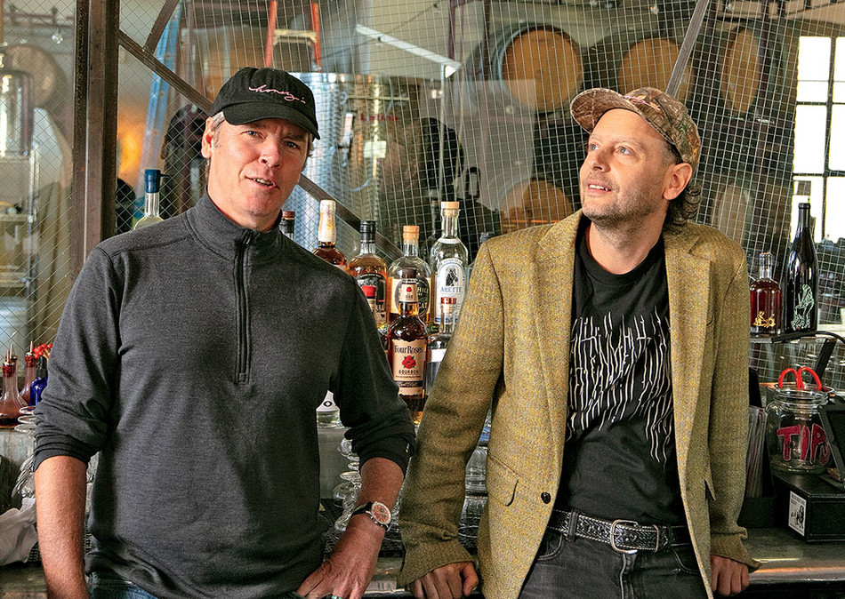 Tony Rock and Raphael Lyon, cofounders of Enlightenment Wines