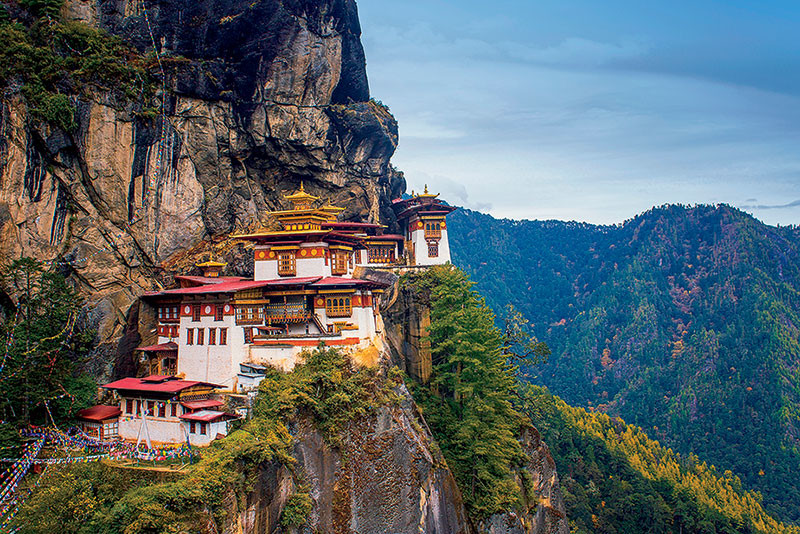 Bhutan’s Paro Taktsang or “Tiger’s Nest” monastery