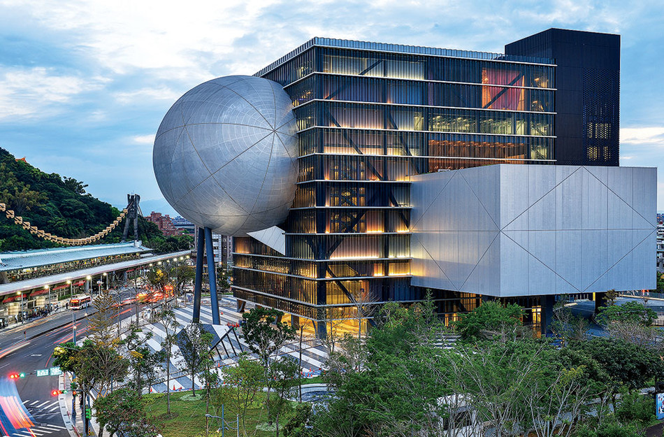 The Taipei Performing Arts centered designed by OMA