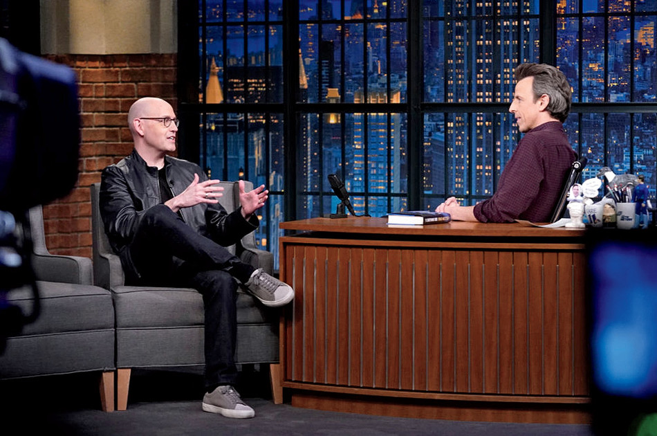 Brad Meltzer on the Late Night with Seth Myers