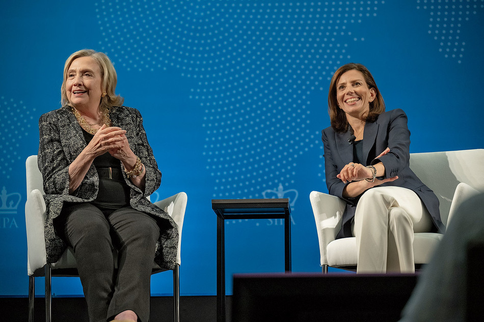 Hillary Clinton and Keren Yarhi-Milo teaching at Columbia