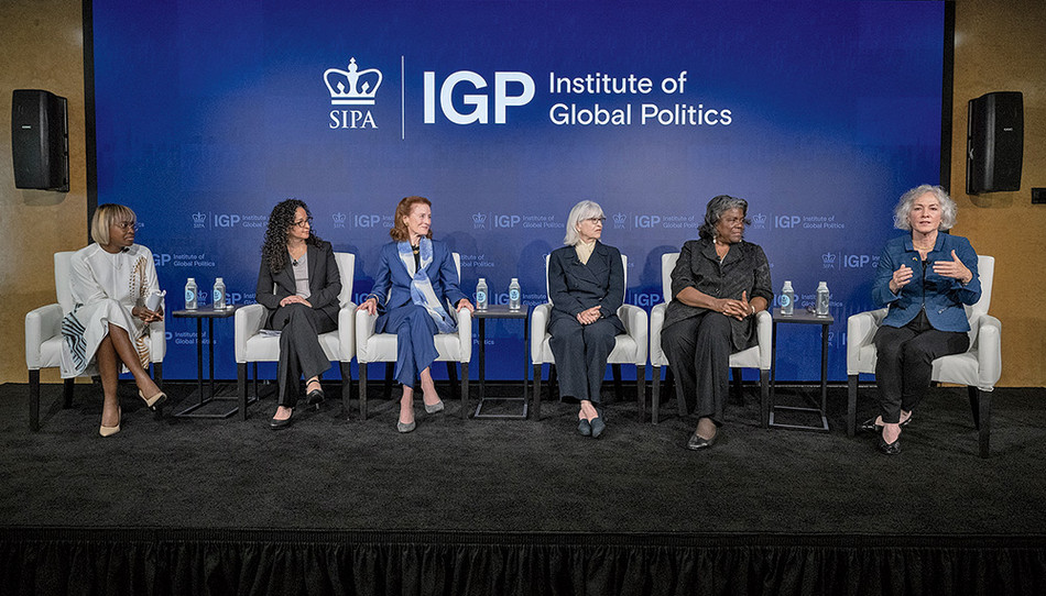 A panel at the Institute of Global Politics