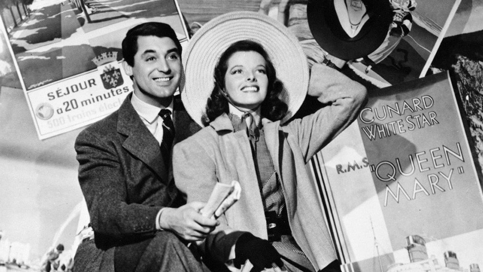 Cary Grant and Katherine Hepburn in "Holiday"