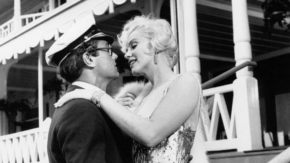 Tony Curtis and Marilyn Monroe in Some Like It Hot