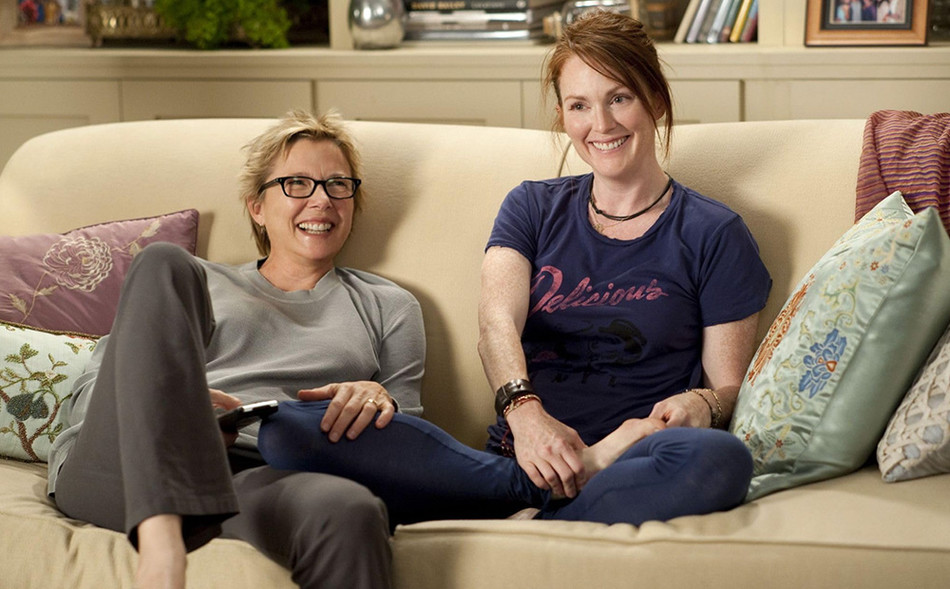 Annette Bening and Julianne Moore in The Kids Are All Right