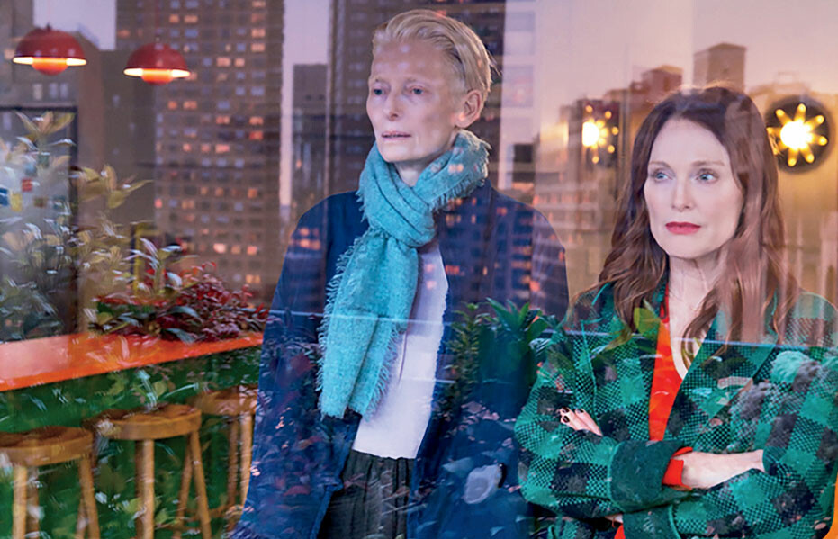 Tilda Swinton and Julianne Moore in The Room Next Door
