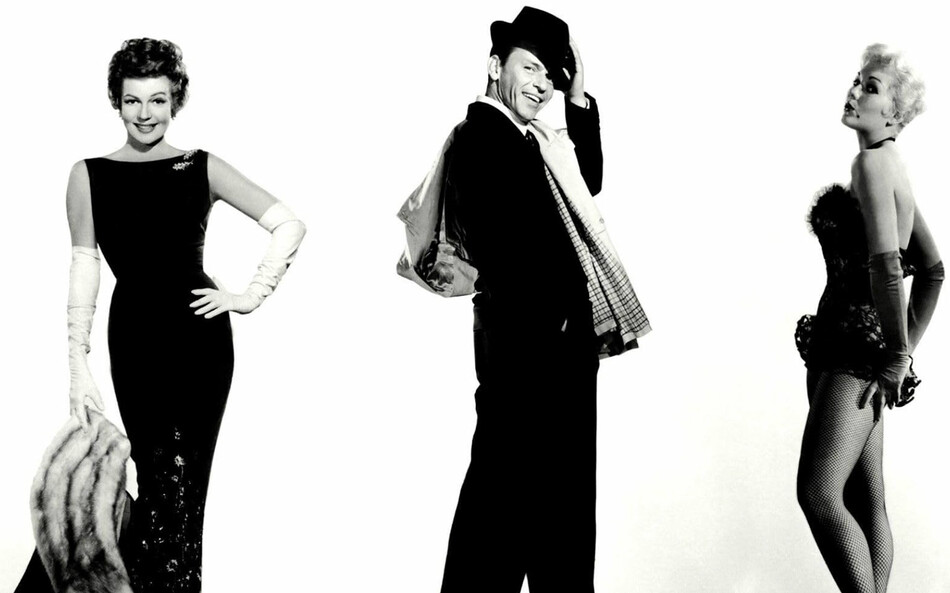 Rita Hayworth, Frank Sinatra, and Kim Novak in Pal Joey