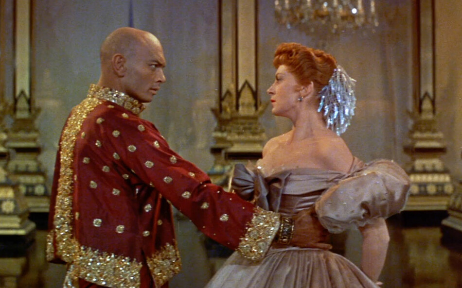 Yul Brynner and Deborah Kerr in The King and I