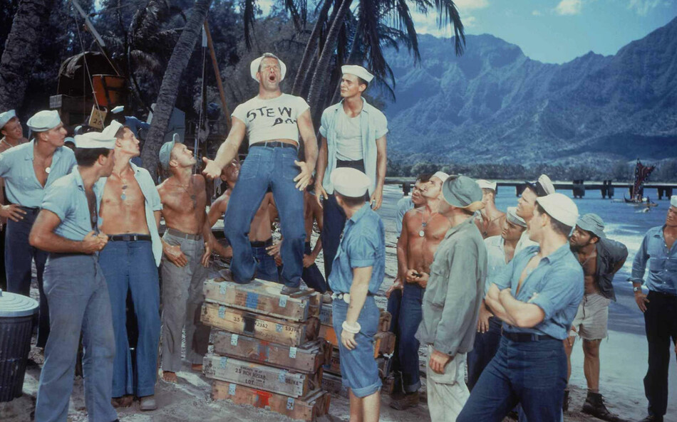 A scene from South Pacific