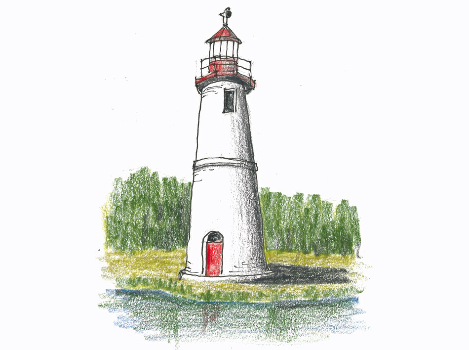 Illustration of Thames River Lighthouse