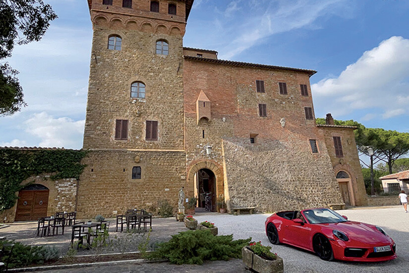 A porsche in Europe