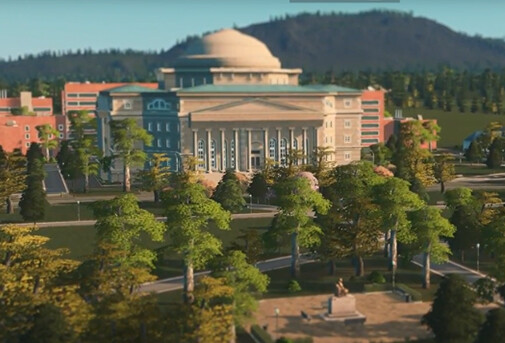 Columbia University in Cities: Skylines game