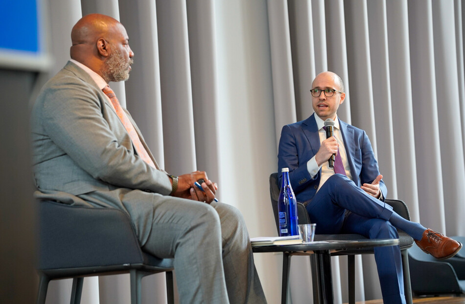 photo of Jelani Cobb and A.G. Sulzberger