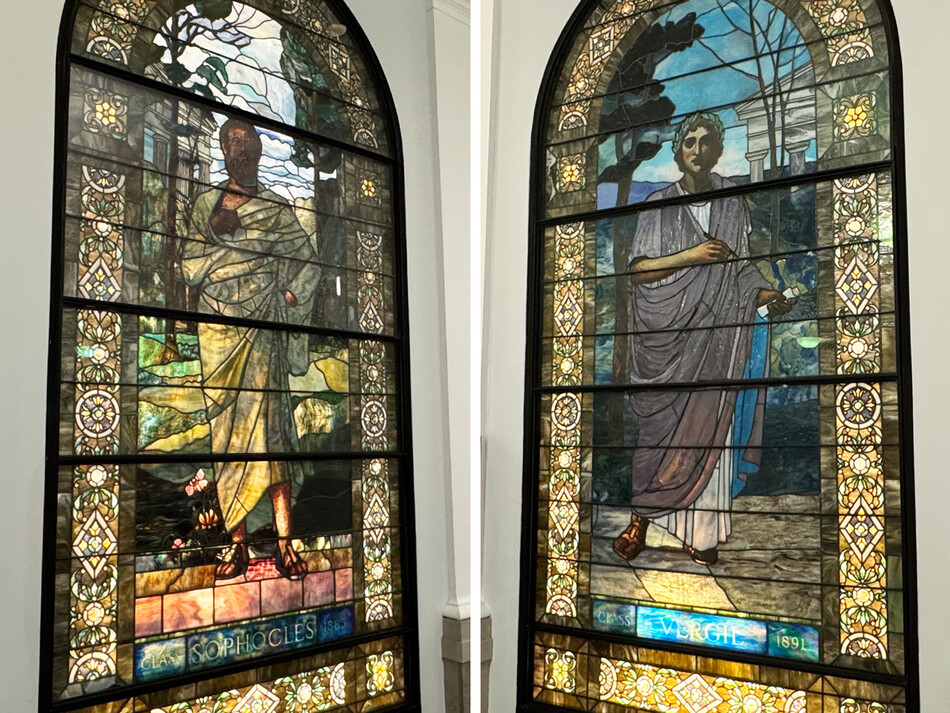 Hamilton Hall Tiffany Windows