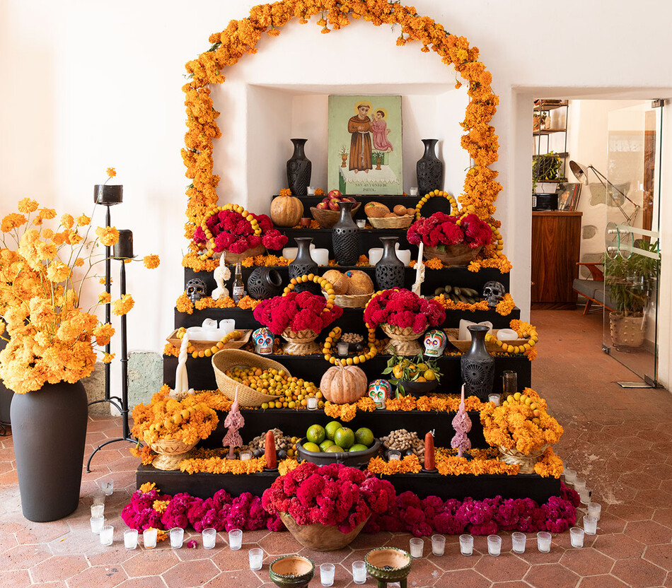 A Day of the Dead altar