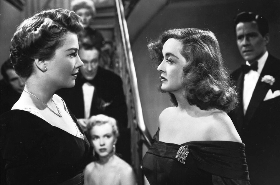 Anne Baxter and Bette Davis in All About Eve