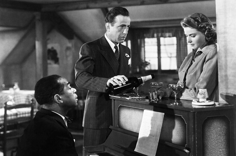 A scene from Casablanca