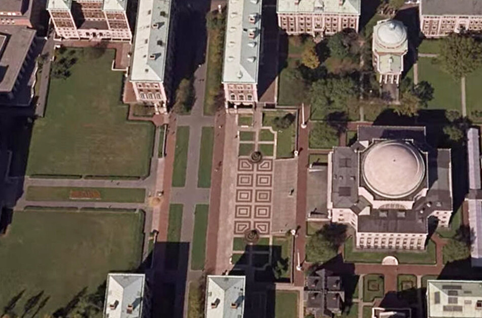 The Columbia University campus in West Side Story