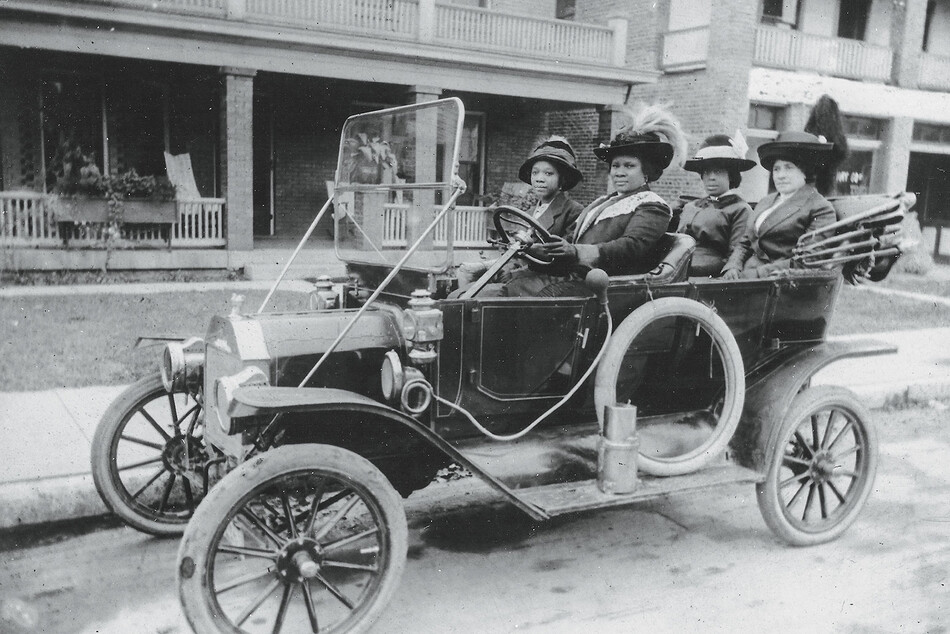Madam C. J. Walker in a Model T 