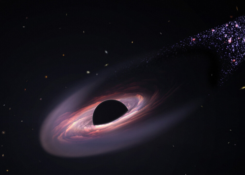 An Illustration of a Supermassive Black Hole