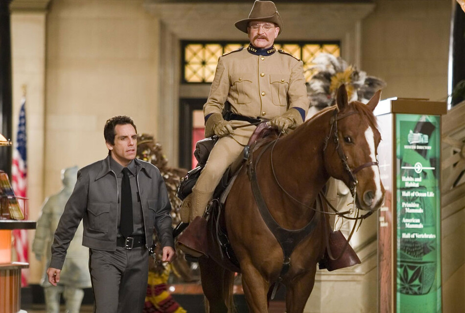 Ben Stiller and Robin Williams in Night at the Museum