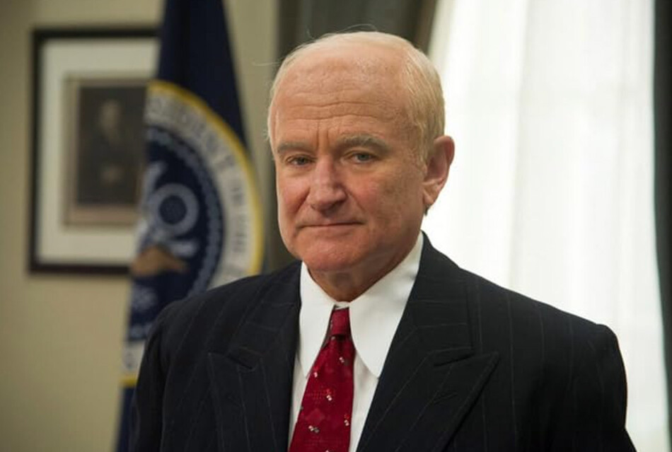 Robin Williams as Dwight D. Eisenhower in The Butler