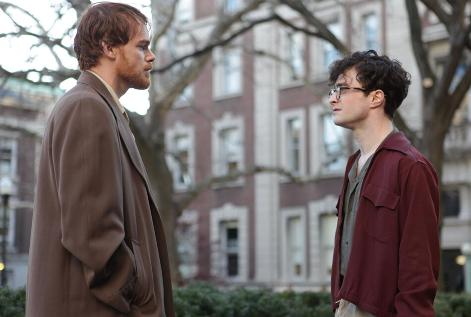 Michael C. Hall and Daniel Radcliffe in Kill Your Darlings