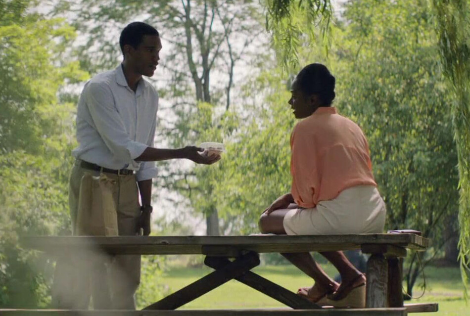 A scene from Southside With You