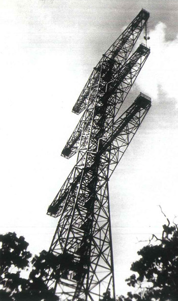 A radio tower in Alpine, NJ