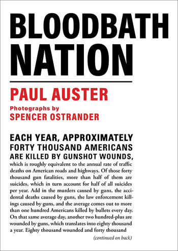 Cover of Bloodbath Nation by Paul Auster