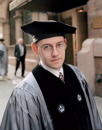 Brad Meltzer at his Columbia Law School graduation