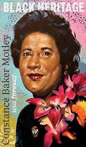 Constance Baker Motley on US postage stamp