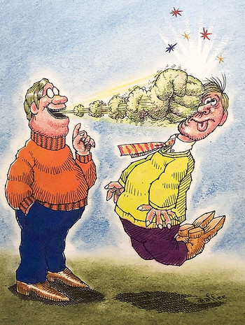 A “nasty card” by Al Jaffee from Mad Follies