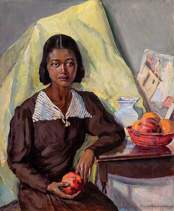 Laura Wheeler Waring, Girl with Pomegranates, 1938